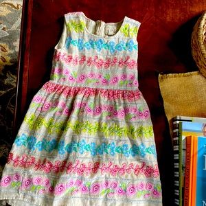 Peek Lined Spring Dress